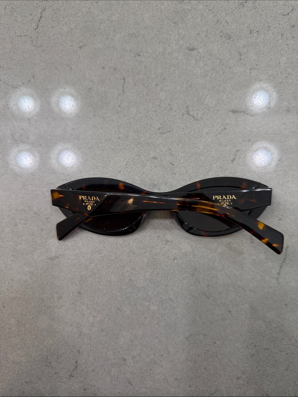 Prada Tortoiseshell Cat-Eye Sunglasses - Dark Brown - Picture 2 of 3